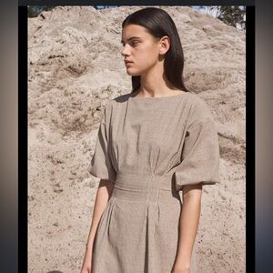 St. Agni Forme Dress in Gingham